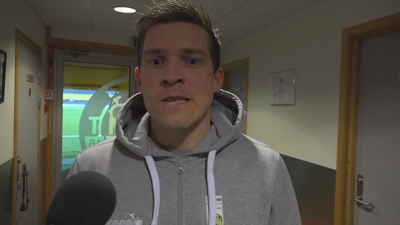 Thomas Jacobsen etter kampen mot Levanger